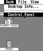The GEM menu bar